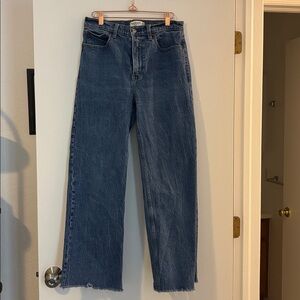 Abercrombie & Fitch Jeans Womens 29 8 High Rise 90s Relaxed Jean Raw Hem